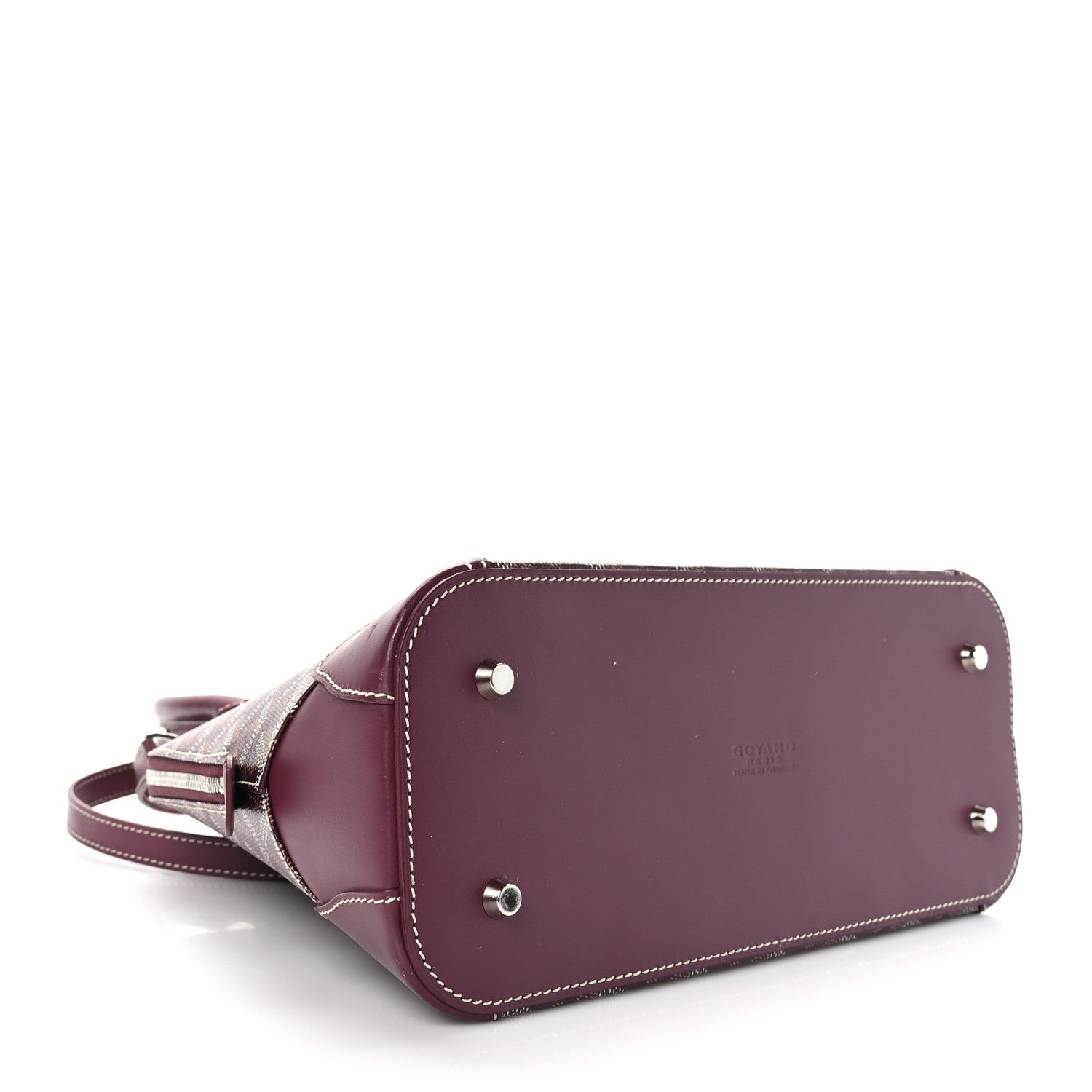 Goyard Goyardine Sac Vendome PM Burgundy 4 of 9