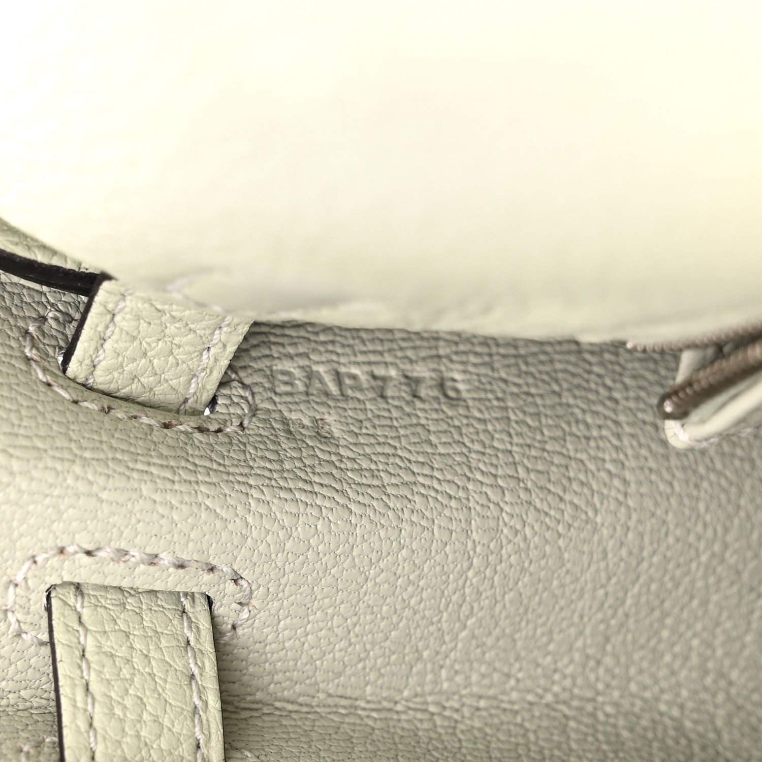 Hermes Togo Kelly Retourne 25 Gris Neve 7 of 11