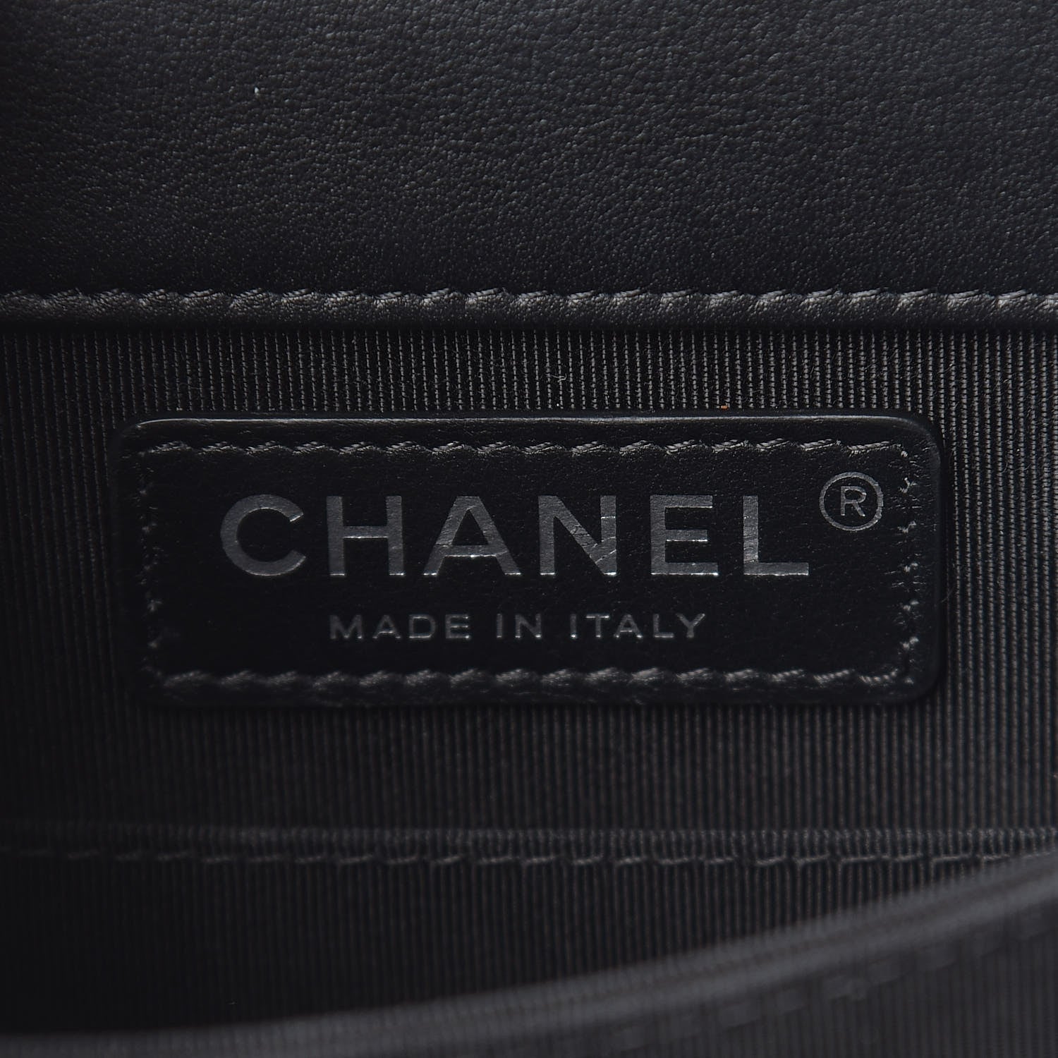 Chanel Calfskin Tweed Quilted North South Boy Flap Black 6 of 15