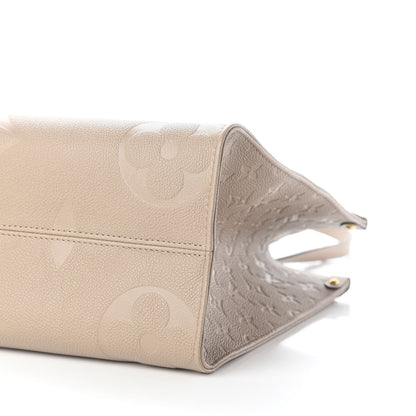 Louis Vuitton Empreinte Monogram Giant Onthego MM Tourterelle 8 of 9