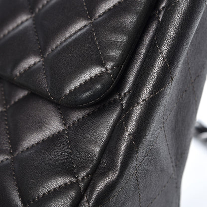 Chanel Lambskin Quilted Maxi Single Flap Grey 15 of 18