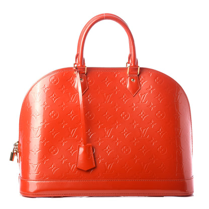 Louis Vuitton Vernis Alma GM Orange Sunset 1 of 9