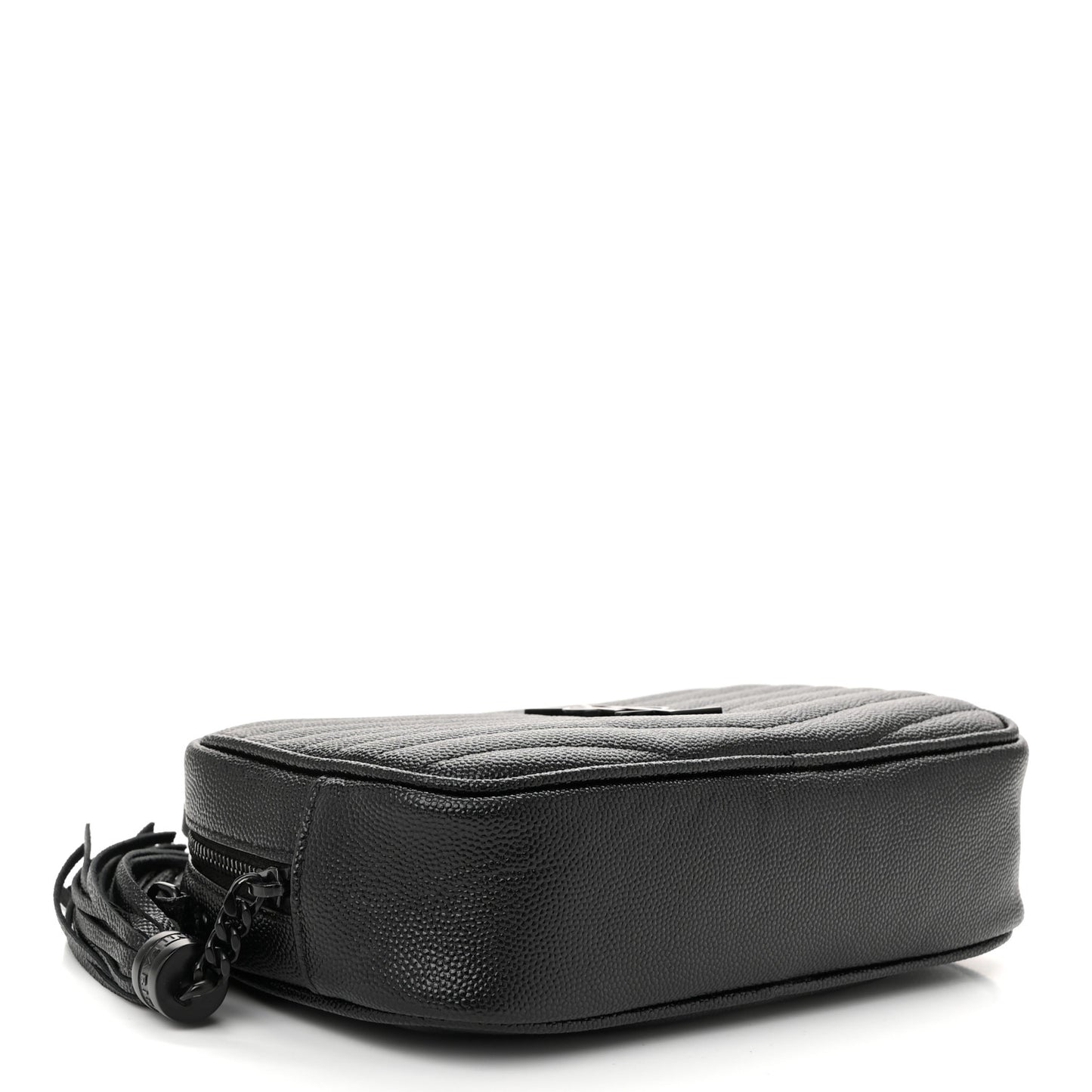 Grain De Poudre Matelasse Monochrome Monogram Mini Lou Camera Bag Black