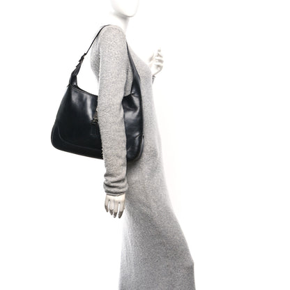 Gucci Calfskin Jackie O Hobo Black 2 of 10