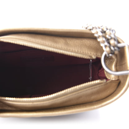 Chanel Metallic Goatskin Quilted Small Gabrielle Hobo Gold Bronze 5 of 12