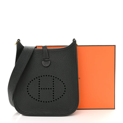 Hermes Taurillon Clemence Amazone Evelyne TPM Vert Fonce 11 of 11