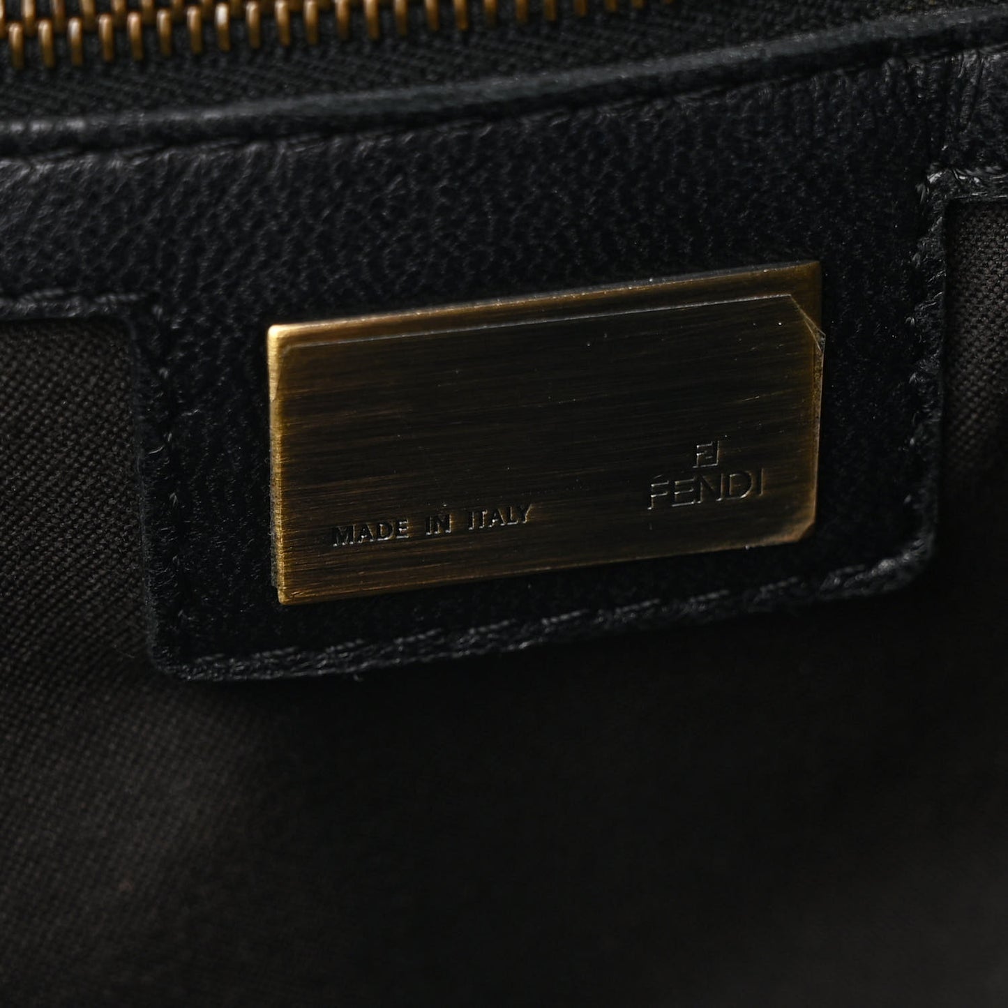 Nappa Patent Perforated Small Bag De Jour Black