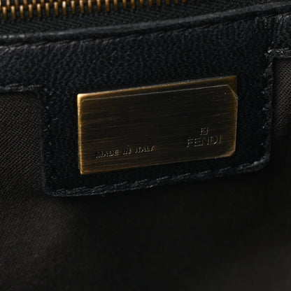 Fendi Nappa Patent Perforated Small Bag De Jour Black 6 of 10
