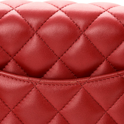 Chanel Lambskin Quilted Mini Square Flap Red 12 of 13
