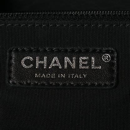 Chanel Crumpled Calfskin Quilted Large Chain Around Flap Black 6 of 15