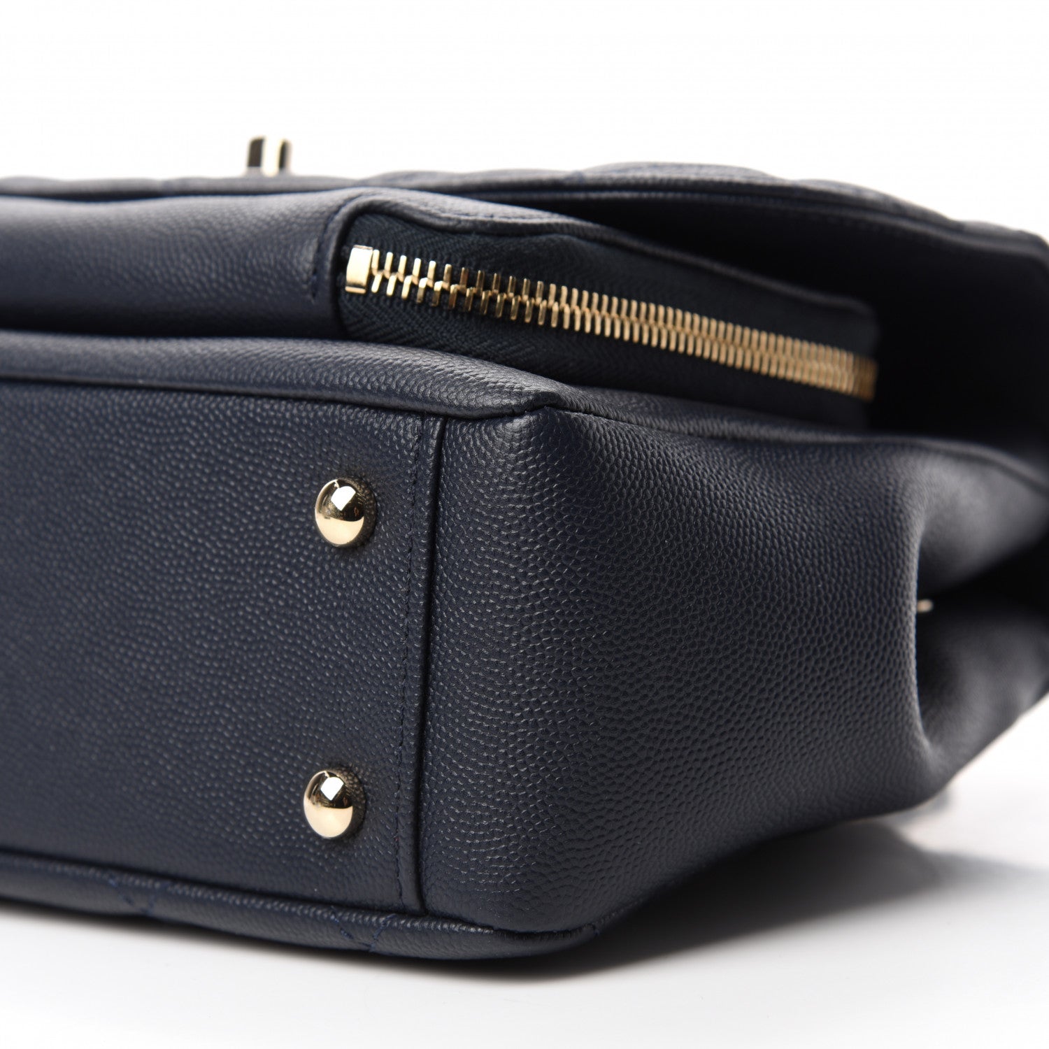 Chanel Caviar Quilted Medium Business Affinity Flap Navy 7 of 10