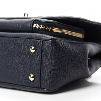 Chanel Caviar Quilted Medium Business Affinity Flap Navy 7 of 10