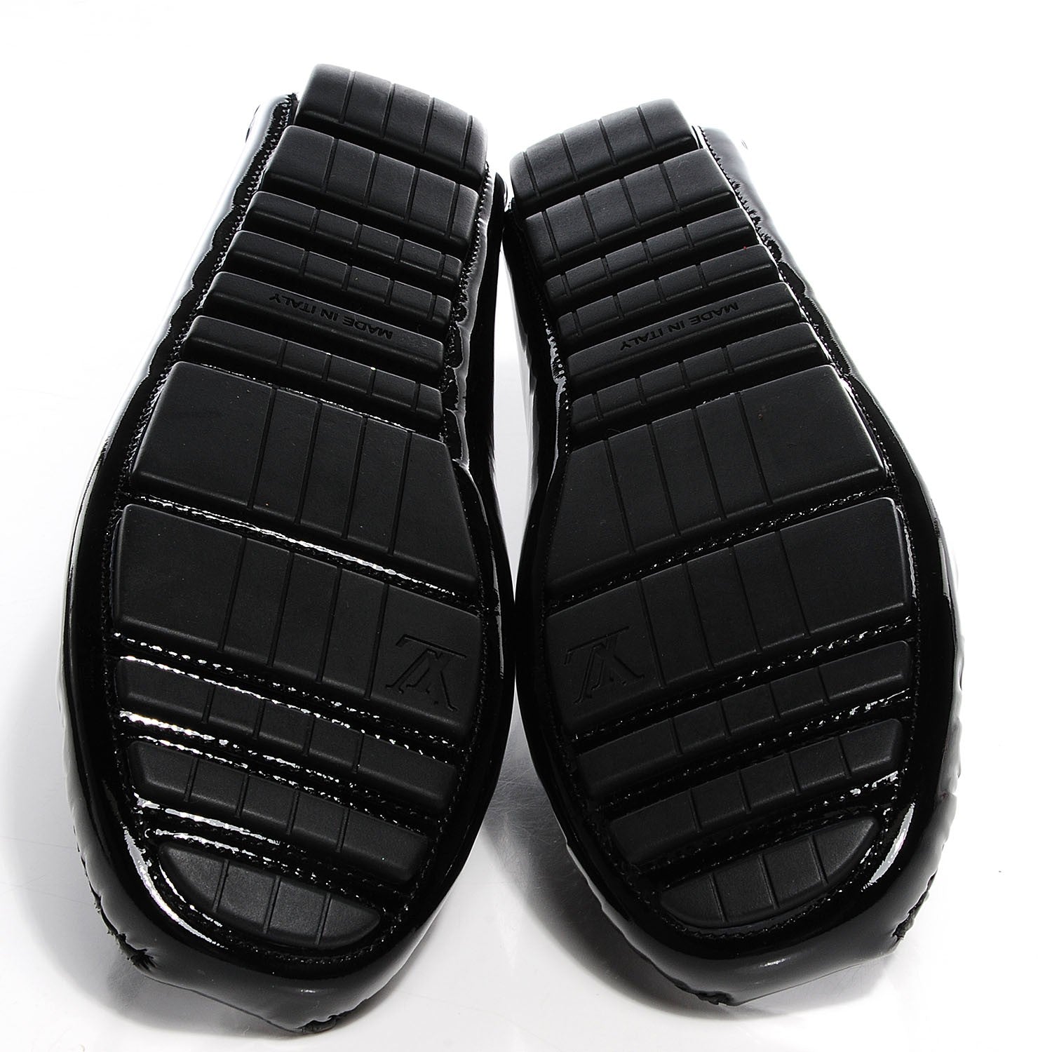 Louis Vuitton Patent Lombok Mocassin Loafers 37 Black 5 of 7
