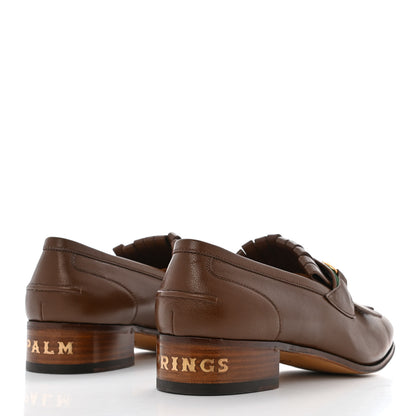 Gucci Calfskin Web Horsebit Loafers 40.5 Brown Sugar 4 of 12