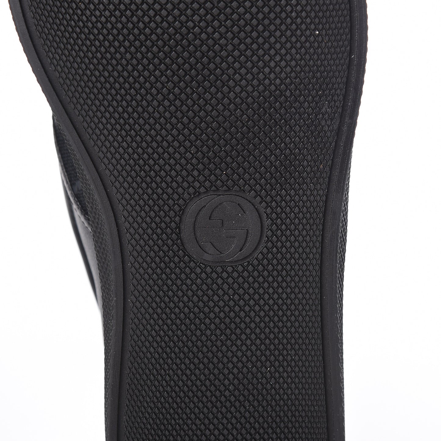 GG Supreme Monogram Mens Slip On Sneaker 6 Black