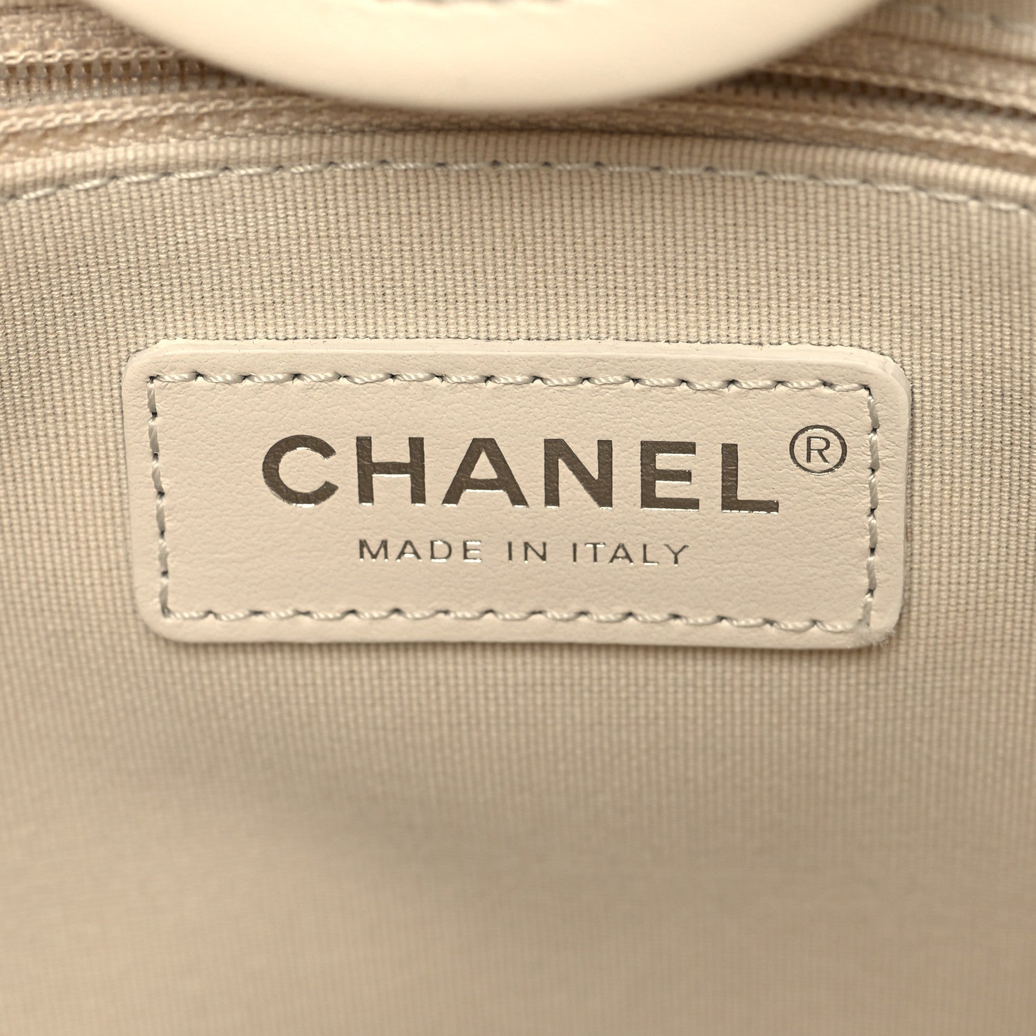 Chanel Canvas Calfskin Striped Medium Deauville Tote White Black 8 of 14
