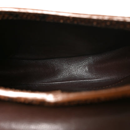Louis Vuitton Snakeskin Suede Monogram Empire Ponant Marron 5 of 10