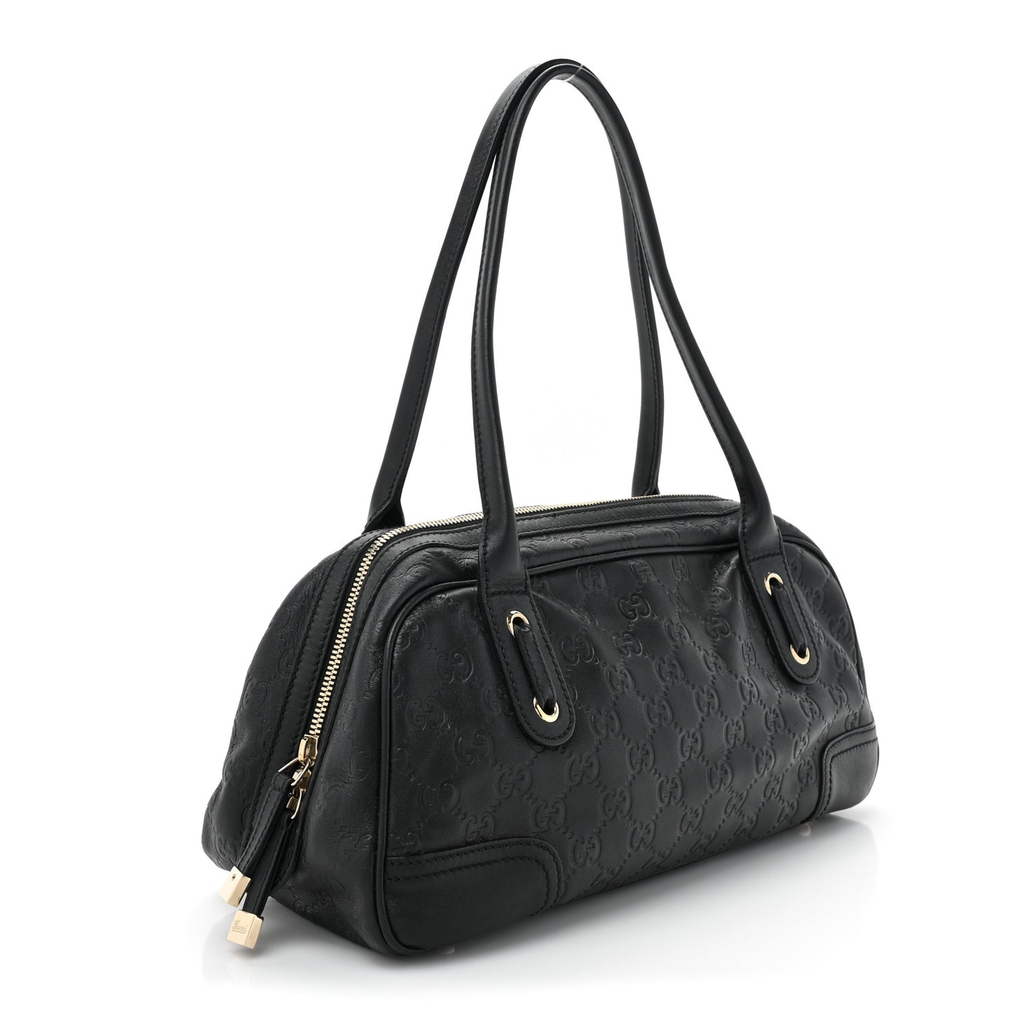Guccissima Small Princy Satchel Black