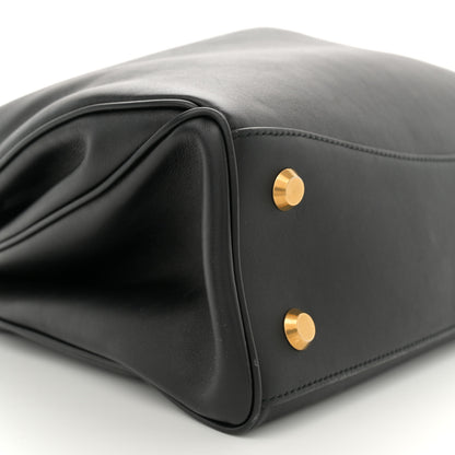Balenciaga Natural Smooth Calfskin Medium Rodeo Top Handle Handbag Black 9 of 10