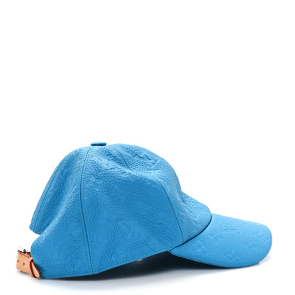 Louis Vuitton Taurillon Monogram 1.1 Cap 60 Blue 6 of 9