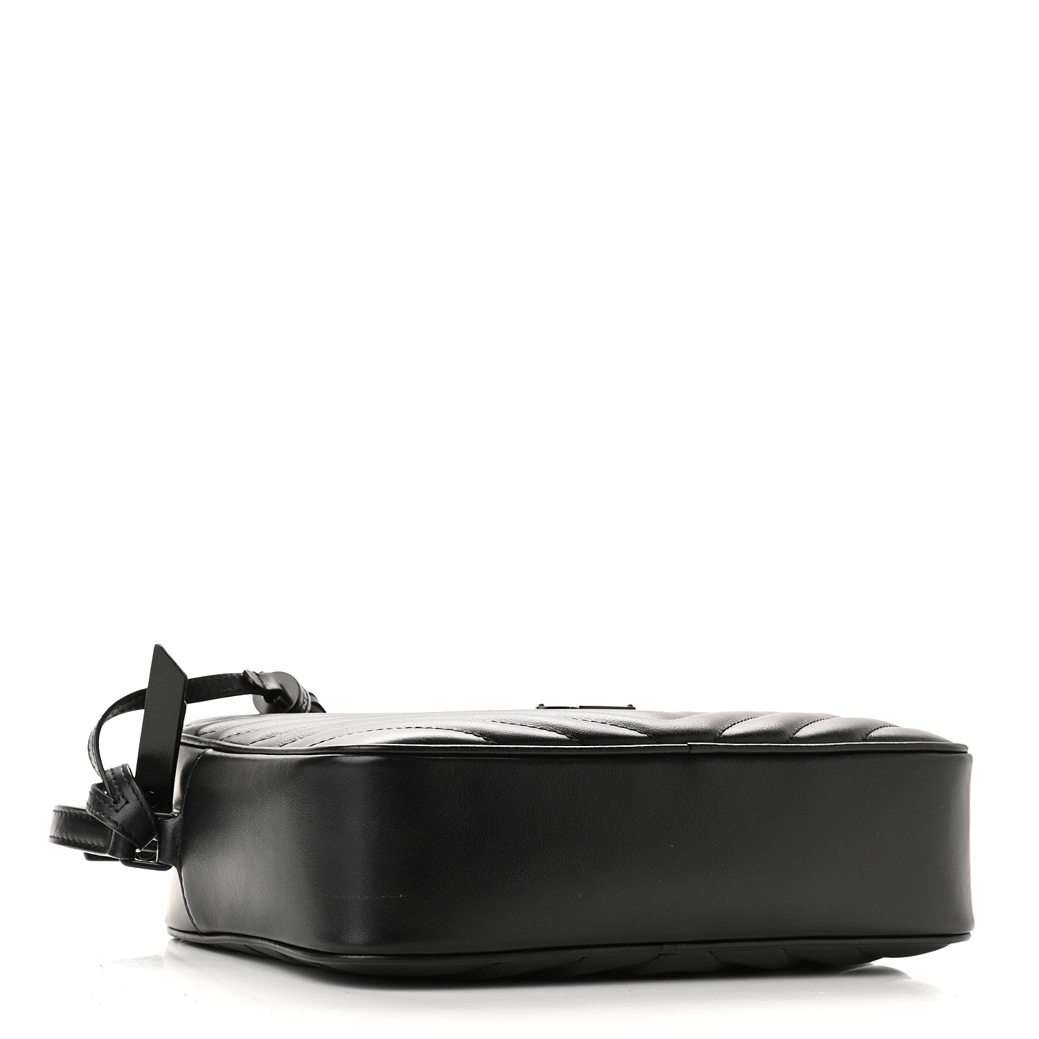 Saint Laurent Calfskin Matelasse Monogram Lou Camera Bag Black 3 of 8