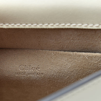 Chloe Calfskin Suede Small Nile Bracelet Bag Off White 7 of 11