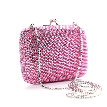 Judith Leiber Swarovski Crystal Hello Kitty Minaudiere Clutch Pink 2 of 8