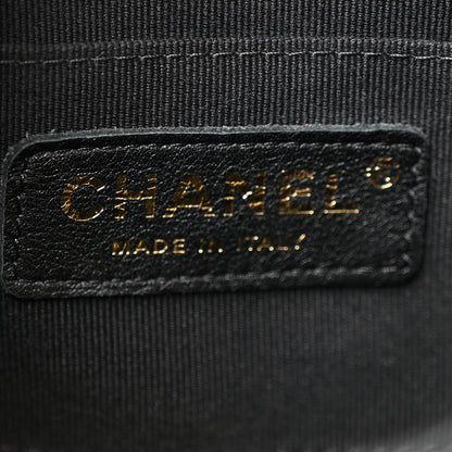 Chanel Lambskin Quilted Small Duma Drawstring Backpack Black 6 of 10