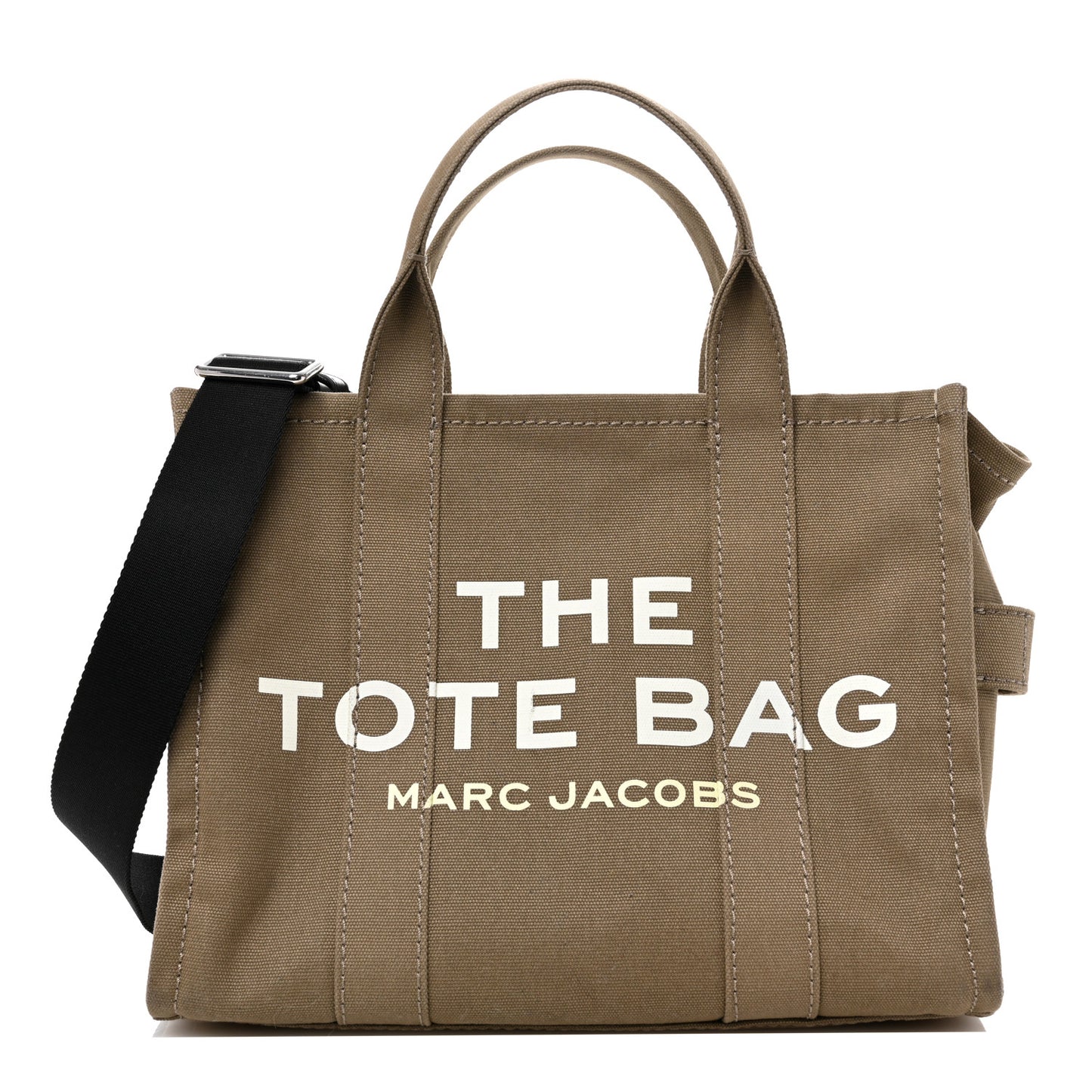 Cotton Canvas Medium The Traveler Tote Bag Slate Green
