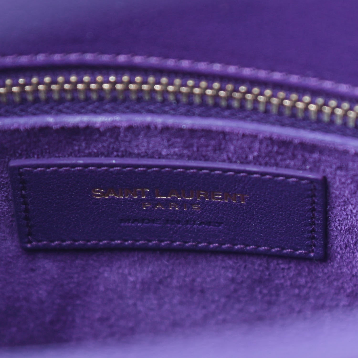 Saint Laurent Calfskin Small Sac De Jour Purple 6 of 9