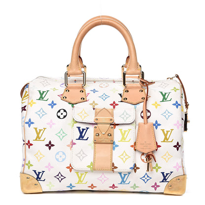 Louis Vuitton Monogram Multicolor Speedy 30 White 1 of 12