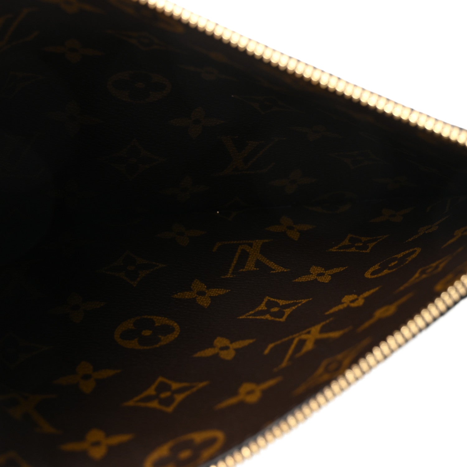 Louis Vuitton Calfskin Neverfull Inside Out MM Pochette Black 5 of 6
