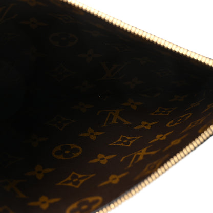 Louis Vuitton Calfskin Neverfull Inside Out MM Pochette Black 5 of 6