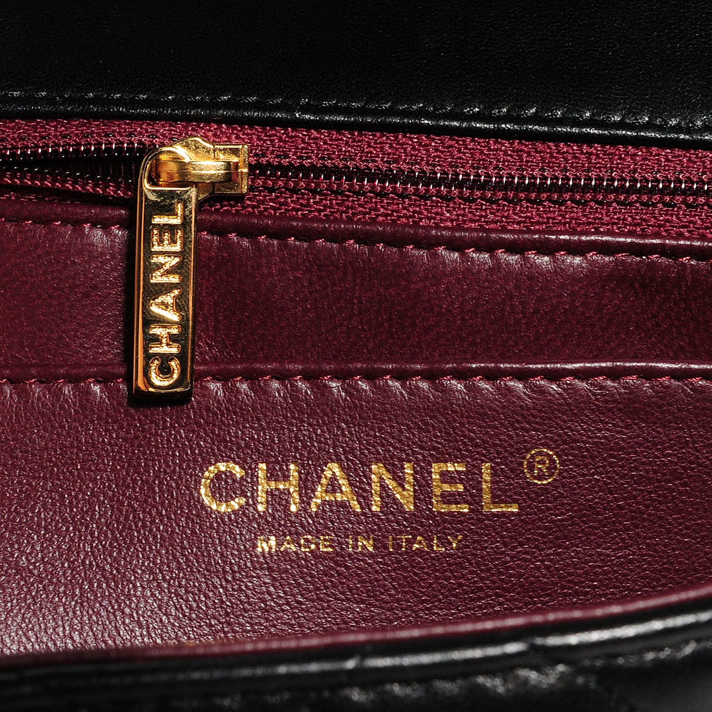 Lambskin Jumbo Single Flap Black