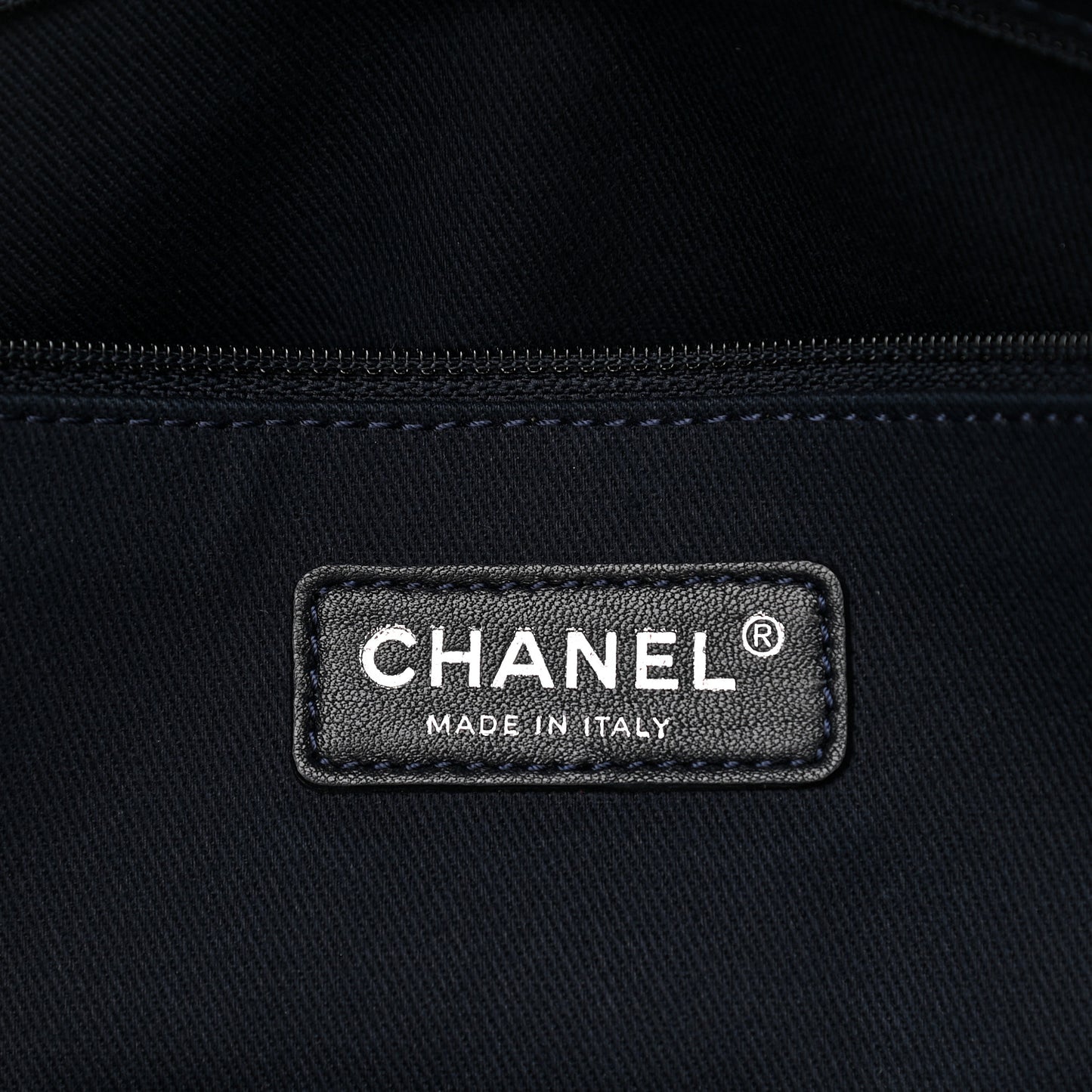 Denim Small Deauville Tote Dark Blue