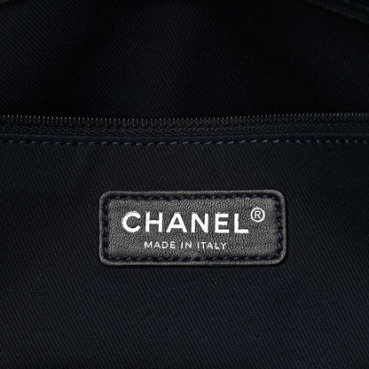 Chanel Denim Small Deauville Tote Dark Blue 6 of 11