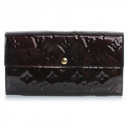 Louis Vuitton Vernis Sarah Wallet Amarante 1 of 6