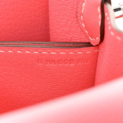 Hermes Evercolor Sac Roulis 23 Rose Azalee 7 of 10