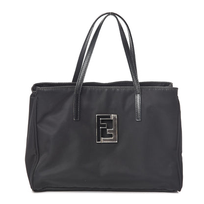 Fendi Nylon Small Tote Black 1 of 15