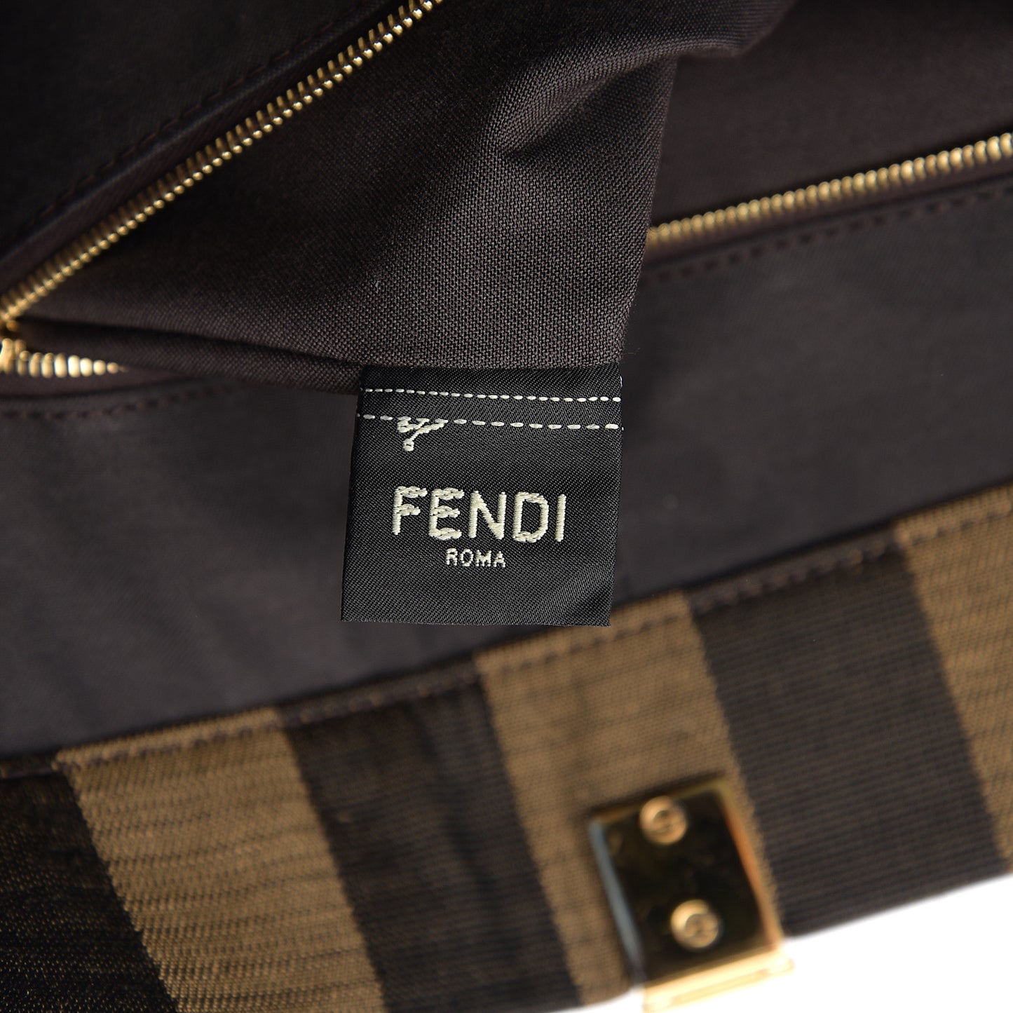 Fabric Jacquard Vitello Seta Plexiglass Pequin Gingham Large Fendi Sunshine Shopper Tote Tobacco Moro Black