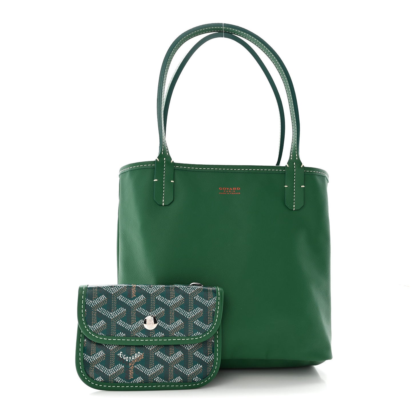 Goyardine Reversible Mini Anjou Green