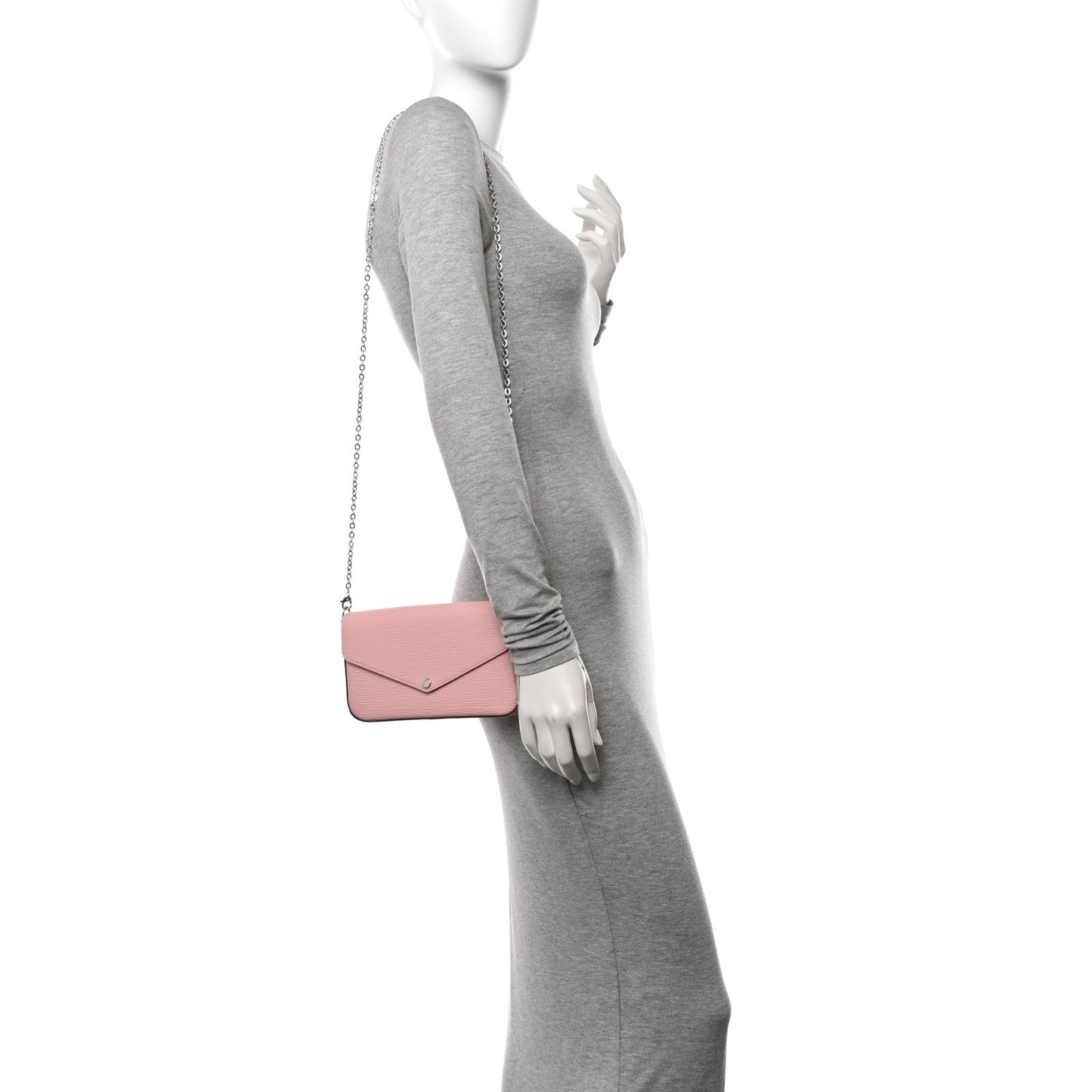 Epi Pochette Felicie Rose Ballerine