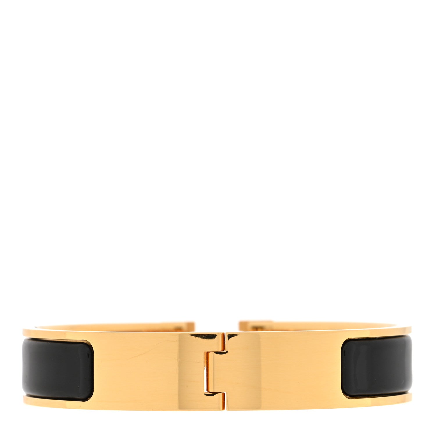Hermes Enamel Narrow Clic Clac H Bracelet PM Black 3 of 4