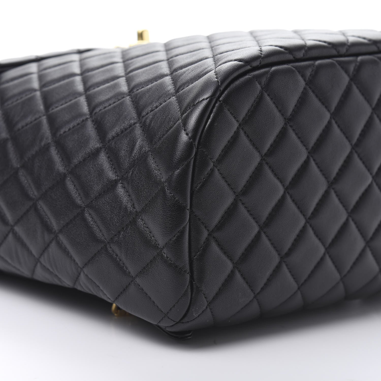 Chanel Calfskin Quilted Large Urban Spirit Backpack Black 8 of 10
