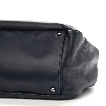 Chanel Lambskin Origami Soft Squares Accordion Flap Navy 8 of 8