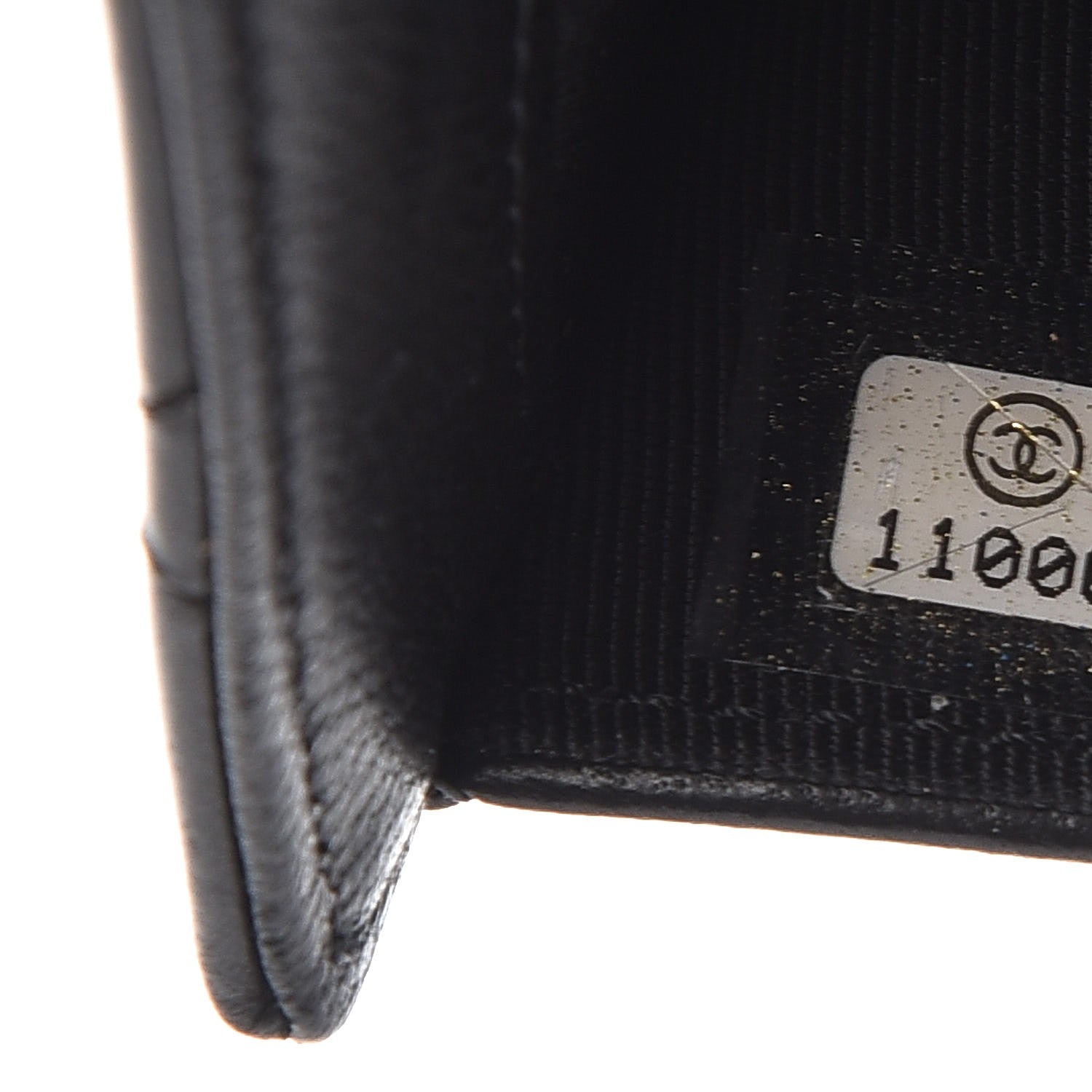 Chanel Lambskin Quilted Large Flap Wallet Black 8 of 8