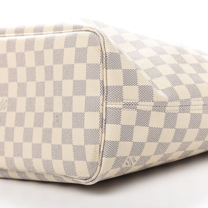 Louis Vuitton Damier Azur Neo Neverfull MM Rose Ballerine 17 of 19