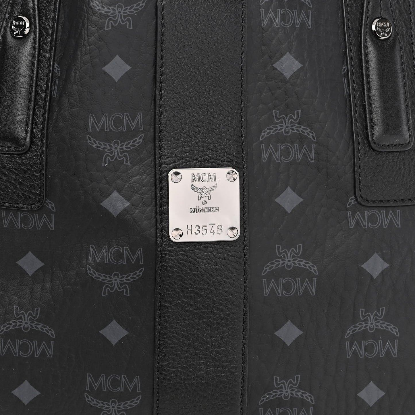 Visetos Large Liz Reversible Shopper Tote Black