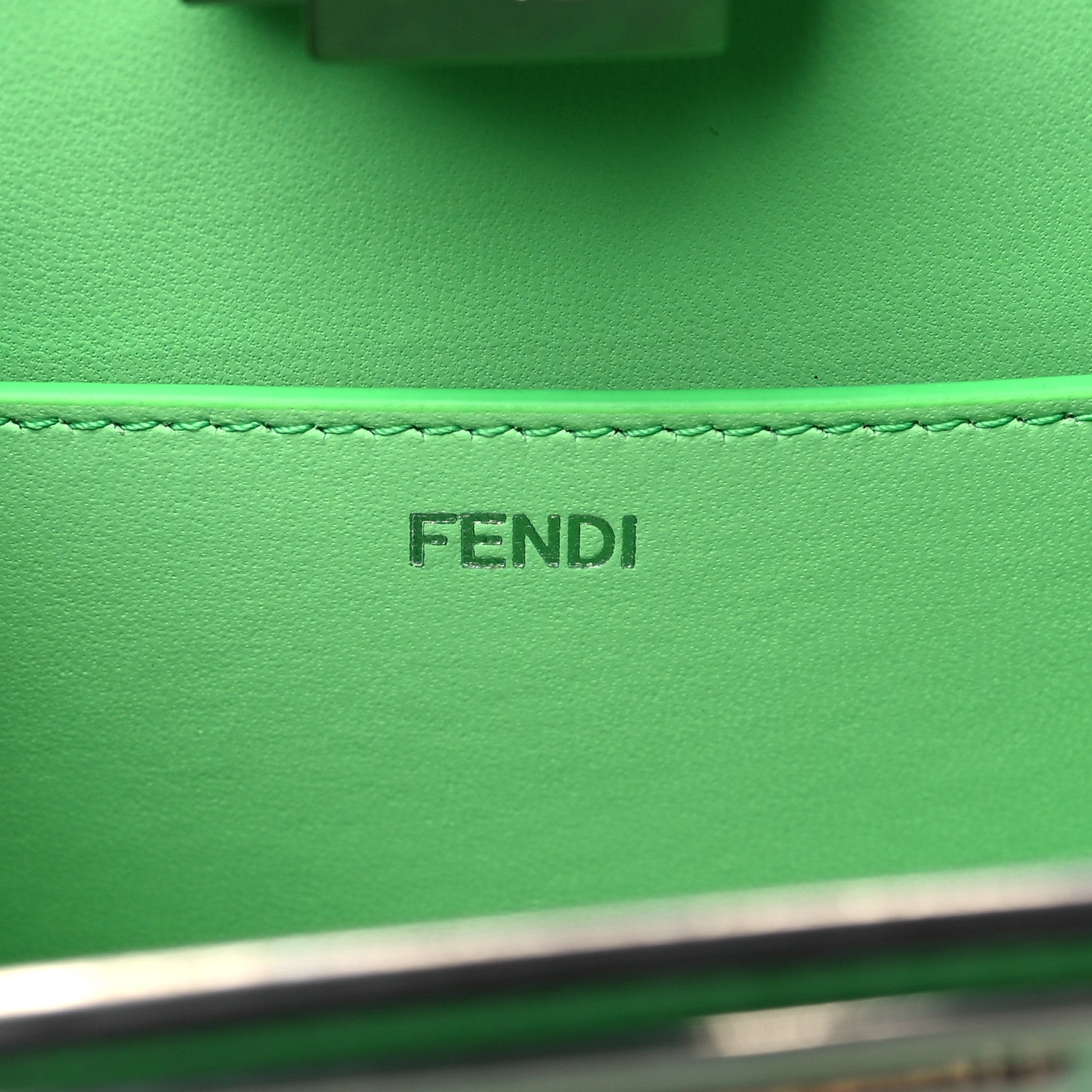 Fendi Shiny Nappa Peekaboo Cut Edamame 6 of 10