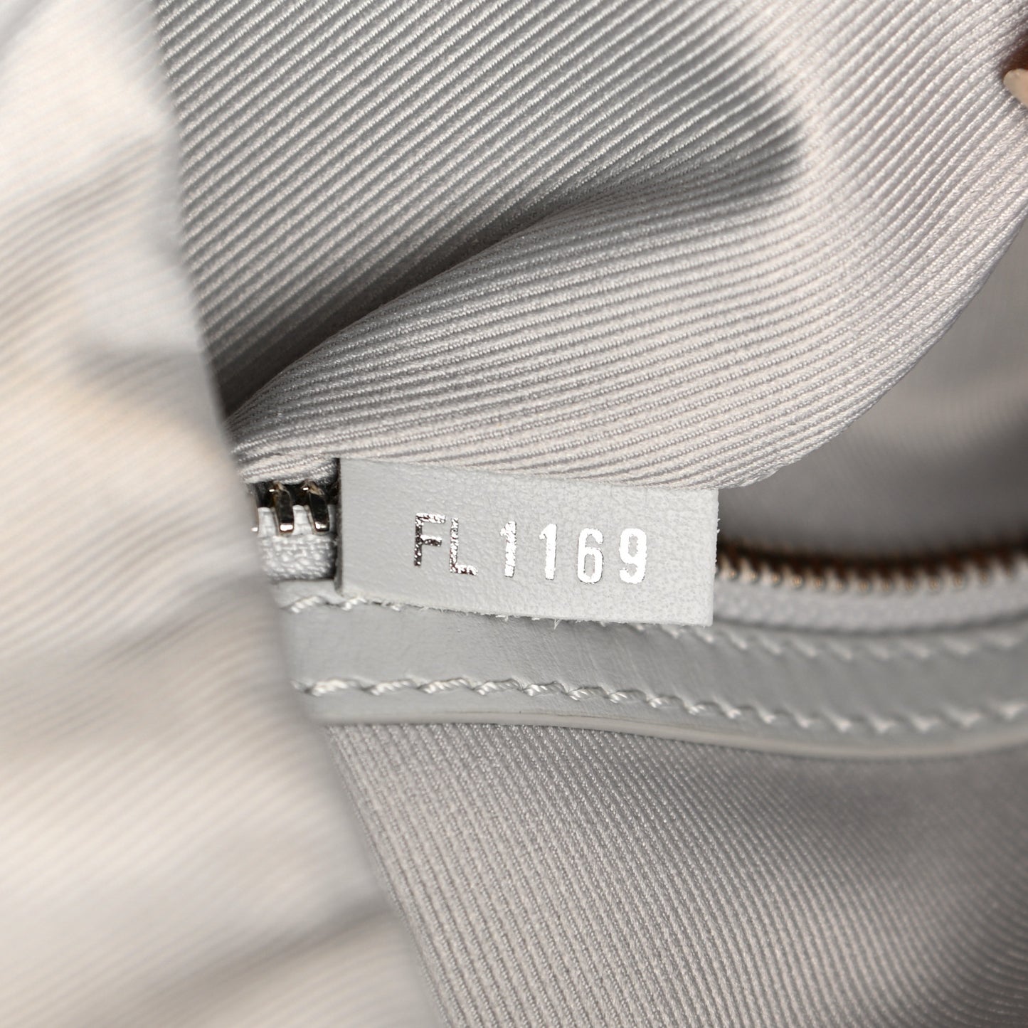 Monogram Chalk Backpack White